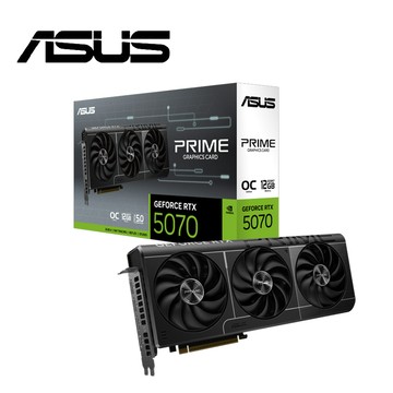 【顯卡+主機板】華碩 PRIME RTX 5070 12GB GDDR7 OC 顯示卡 + ROG STRIX X870E-A WIFI7 Neo主機板