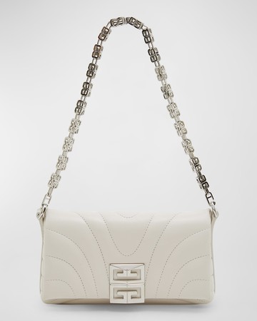 4G Soft Wallet on Chain in Quilted Leather