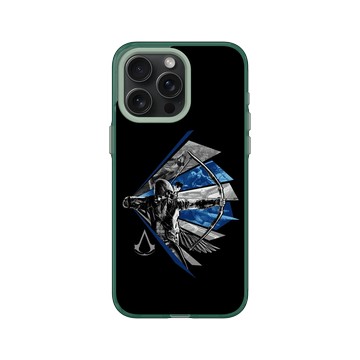 iPhone 15 Pro Max Clear 憂墨綠 - Assassin's Creed - AC 3 Connor