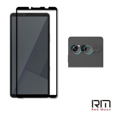RedMoon SONY Xperia 10 VII 2025 手機保護貼2件組 9H玻璃保貼+厚版鏡頭貼