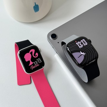 荔枝紋 磁吸錶帶 撞色 適用 Apple Watch 11 10 9 8 7 SE 蘋果錶帶 42mm 46mm 錶帶