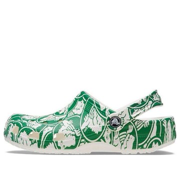 Crocs Classic Duke Print Clogs 'Green'
