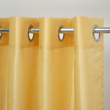 Charmeuse Uncoated Eyelet Curtain 138x220cm