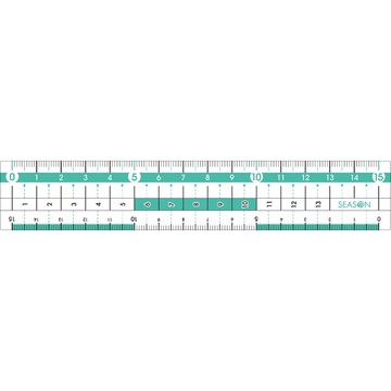 四季SEASON PVC軟尺 15公分-綠 墊腳石購物網