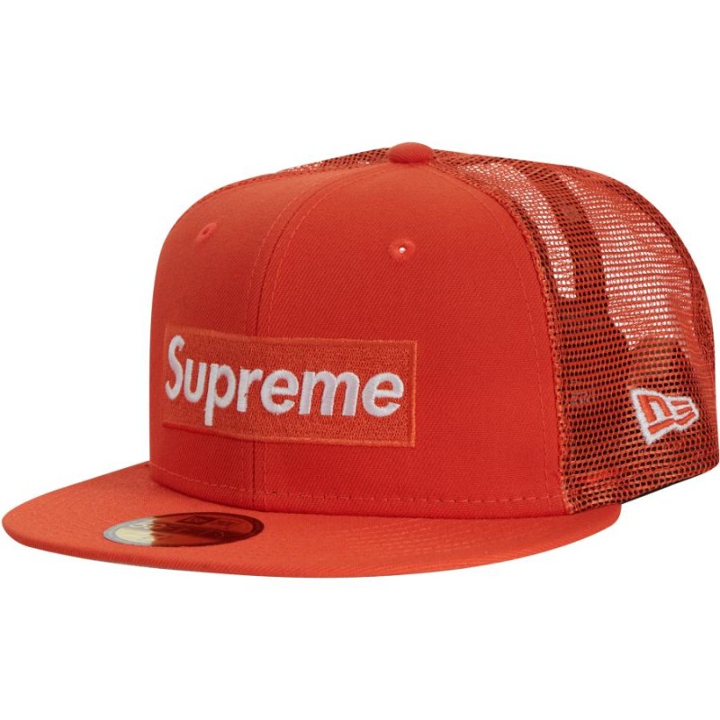 23SS Supreme Box Logo Mesh Back New Era シュプリーム ボックス ロゴ メッシュ バッグ ニューエラ SUP-  Olive 7-1/8 | LINEブランドカタログ