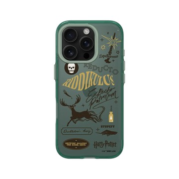 iPhone 16 Pro Clear 憂墨綠 - 哈利波特 Harry Potter - 魔法咒語大集合