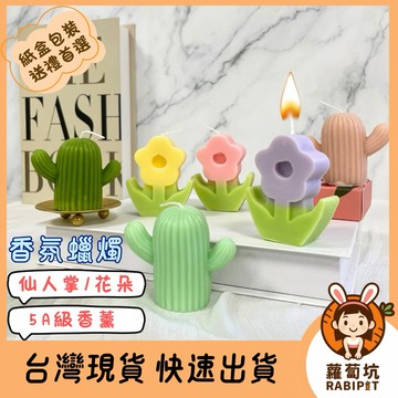 台灣現貨｜香氛造型蠟燭 幾何蠟燭 花朵蠟燭 仙人掌 香氛蠟燭 香薰蠟燭 韓系蠟燭 生日禮物 禮物 交換禮物 精油蠟燭