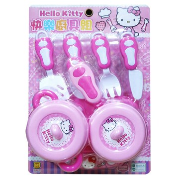 HELLO KITTY 凱蒂貓 家家酒系列 快樂廚具組 【鯊玩具Toy Shark】