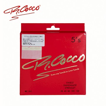 Richard Cocco RC5C-S 45-125 手工電貝斯弦 五弦