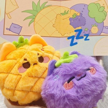 ✨桃園出貨✨奇洛李維斯回信毛絨玩偶掛件月見川的小菠蘿可拆洗淵火集娃娃山竹