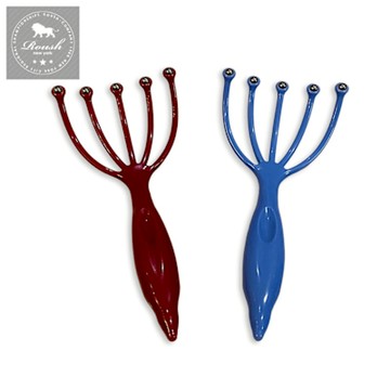 Roush 臺灣製升級版五爪不鏽鋼頭部按摩器(M68)