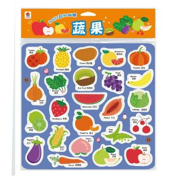 【双美】BABY認知磁鐵：蔬果（內含24個蔬果磁鐵）