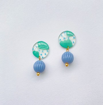 春天野餐-針式/夾式耳環