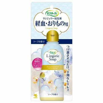 【江戶物語】(特價)日本製 小林 Sarasaty 女性專用衣物清潔劑 皂香 120ml KOBAYASHI 生理期專用洗劑