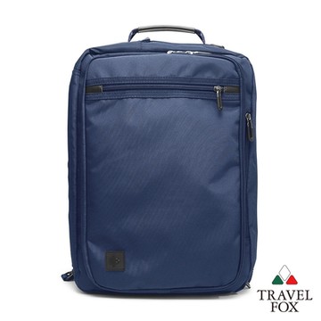 【TRAVEL FOX 旅狐】多機能商務包4Way 後背包 側背包 (TB818-05 藍色)