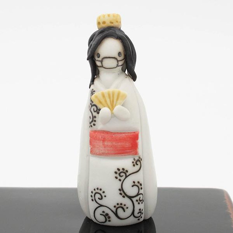雛人形 おしゃれ 陶器 コンパクト 【Hina Dolls mini】 ひな人形