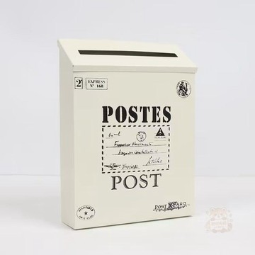 👍特價狂潮👍小號帶鎖信報箱防雨防曬鐵皮信箱防鏽意見箱掛牆信件箱便民箱郵箱