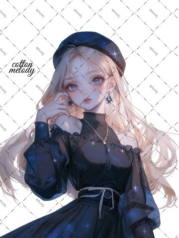 original sticker no.1971 人物貼紙 原創貼紙 原創人物貼紙 裝飾貼紙 cotton melody