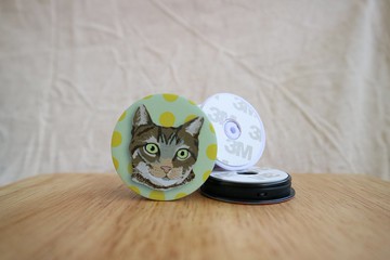 手機氣囊支架 / 虎斑貓