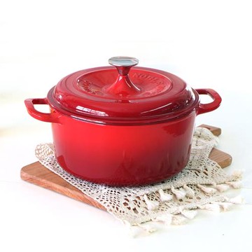 千樂歐公爵燉鍋琺瑯鍋鑄鐵鍋燉煮鍋湯鍋蒸鍋加厚琺瑯鍋 媽咪24cm