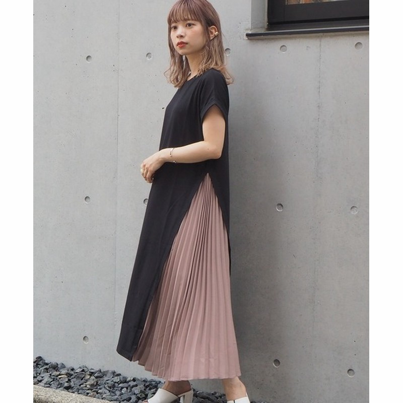 Tiptop Pocket ss新色登場 プリーツ切り替えロングワンピース Women ワンピース ワンピース 通販 Lineポイント最大0 5 Get Lineショッピング