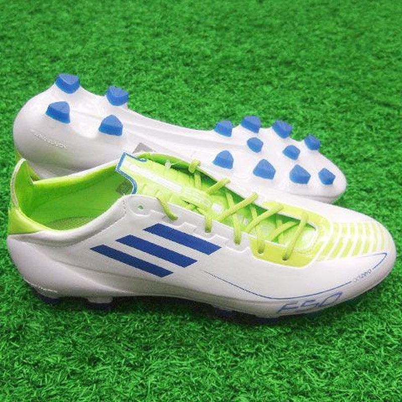 F50 アディゼロ TRX HG ホワイト×アノダイズブルー 【adidas ...