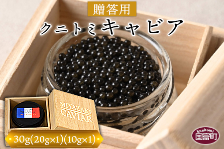 ＜クニトミキャビア30g（20g×1 10g×1）＞翌月末迄に順次出荷