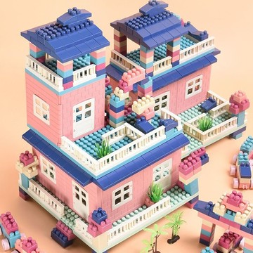 兒童積木益智拼裝玩具寶寶拼插大顆粒早教智力開發動腦3-6歲禮物