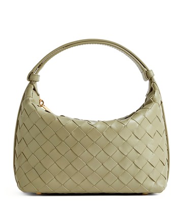 Bottega Veneta Mini Leather Wallace Top-Handle Bag