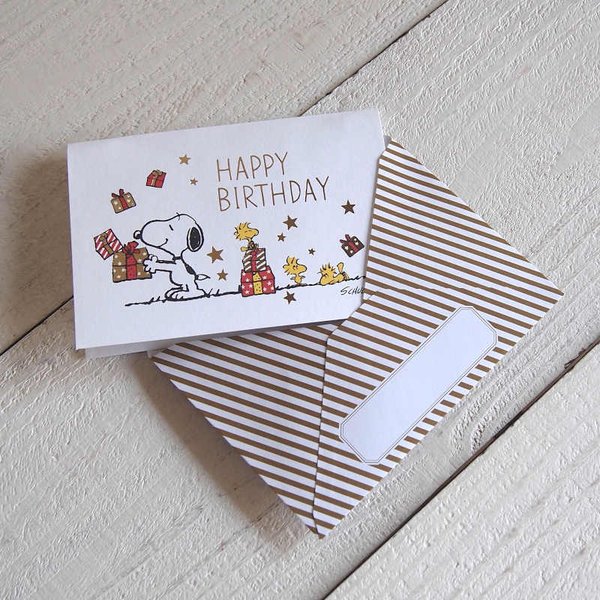 グリーティングカード Peanuts スヌーピー 立体バースデーカード ロウソクをつけて ゆうパケット対応商品です 通販 Lineポイント最大0 5 Get Lineショッピング