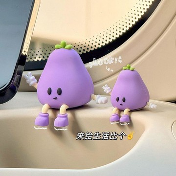 可愛裝飾🎀  電動車三輪車裝飾小擺件電瓶車摩托車雅迪車上內飾改造九號車裝飾 机车小摆件