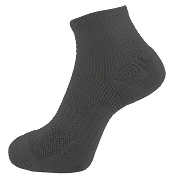 Socks Pill 除臭機能抑菌科技輕壓氣墊腳踝襪 台灣製  石炭黑  M