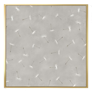 Boluo 菠蘿選畫所 蒲公英的願望 BFDD4408G 40 x 40cm 畫框  金色