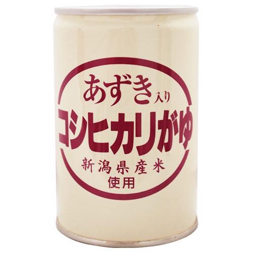 あずき入りコシヒカリがゆ缶 280g×3缶パック 新潟県産米使用 おかゆ 防災 保存食