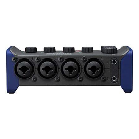 Zoom AMS-44 USB Audio Interface, High Quality Inputs, Outputs, Loopback, Direct Monitoring, Bus-Powered, for Recording and Streaming on PC, Mac, i