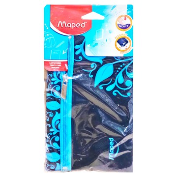 Maped 潛水布寬扁筆袋包 柔軟耐用  魔豆  1個