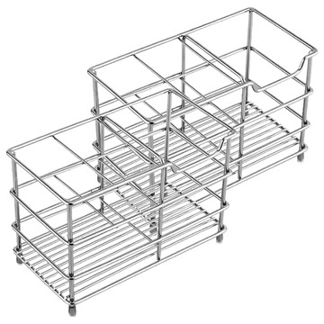 小麥購物 不鏽鋼牙刷架四格款 184g  長14.8 x 高10.2 x 寬7.7cm  2個