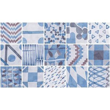 廚房防油貼紙墻貼衛生間瓷磚貼畫防水裝飾地中海風格墻紙自粘藍色