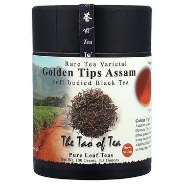 The Tao of Tea, 濃郁紅茶，金黃色茶芽阿薩姆茶，3.5 盎司（100 克）