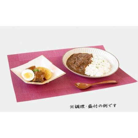 ふるさと納税 青森県産　黒糖とろーりぶた角煮とまかないカレーセット 青森県鰺ヶ沢町