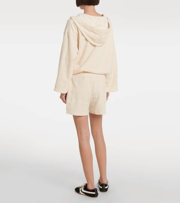 Tory Burch Jacquard cotton-blend terry shorts