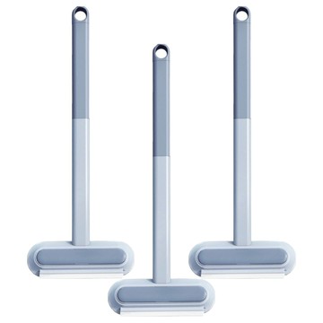 AHOYE 多功能長柄紗窗刷/除毛刷  3支  灰色