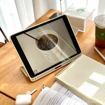 臺灣出貨🔥ins風ipad9.7寸保護殻air4/5pro11冷淡風12.9新10代10.2三折mini6保護套