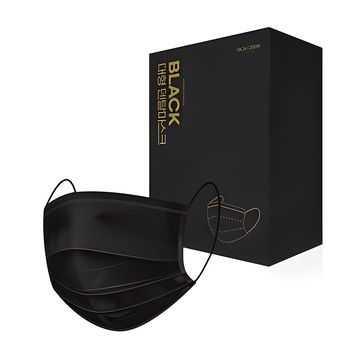 Pro-Worldcup PWX 平面口罩 大  1個  黑色  200個裝