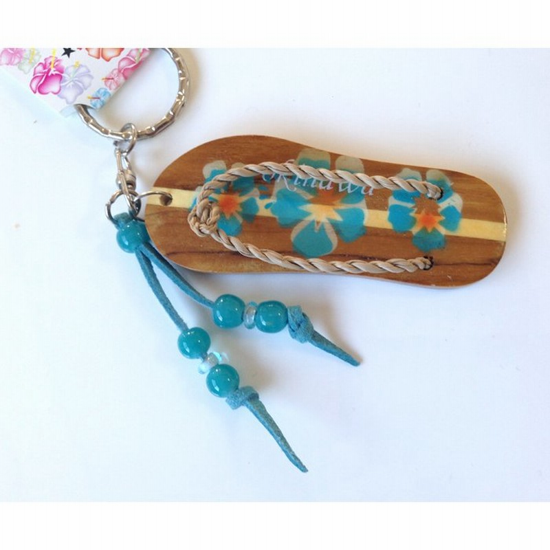 キーホルダー サンダル 島ぞうり 沖縄おみやげ 沖縄キーホルダー ブルー Wood お土産 通販 Lineポイント最大0 5 Get Lineショッピング