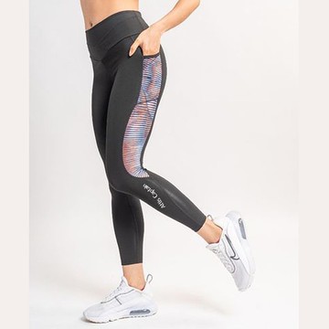 快速出貨  女人節新品 MIT 雙袋炫影橘緊身壓力褲 高緊度