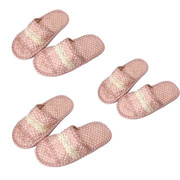 愛橡樹 雙層軟墊絎縫棉室內拖鞋  均碼(255mm)  18號  3組