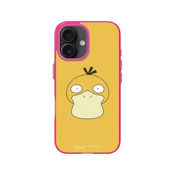 iPhone 16 Clear 粉漾桃 - 寶可夢 Pokemon - 大臉系列-可達鴨