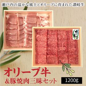 ふるさと納税 オリーブ牛＆豚焼肉三昧セット_M04-0008 香川県三豊市