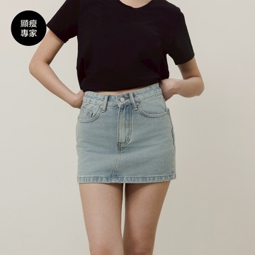 CC.DAILY-顯瘦挺版牛仔極短裙(二色)-女【J2CO052】